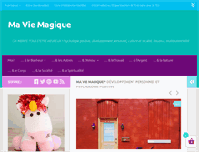 Tablet Screenshot of maviemagique.com